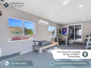 Colorado Springs home addition with mountain view sunroom built by Springs Home Improvement