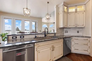 Modern home renovation with open layout and bright natural lighting