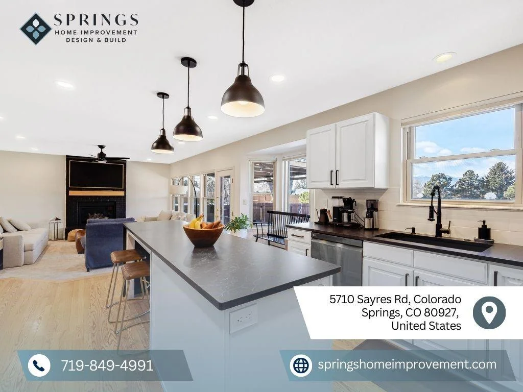 Contemporary kitchen upgrade by Springs Home Improvement, Colorado Springs